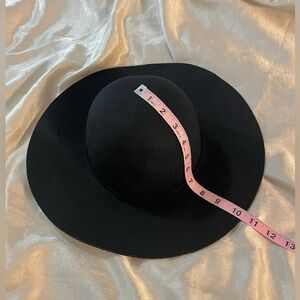 World Market 100% Wool Classic Black Hat